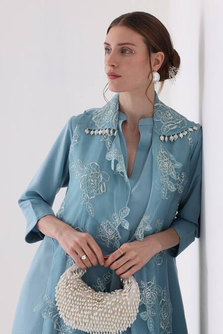 Buy_Forever Noor_Ivory Embellished Venti Pearl Tasselled Hobo Bag _Online_at_Aza_Fashions