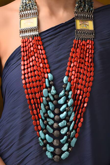 Tassel Tabloid - red - Paparazzi necklace – JewelryBlingThing