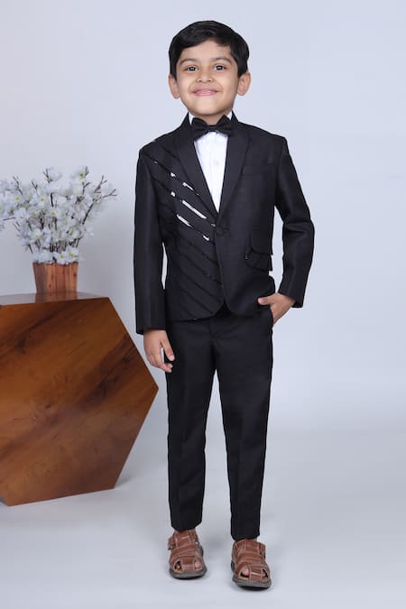 LITTLE BRATS Double Panel Tuxedo Pant Set 