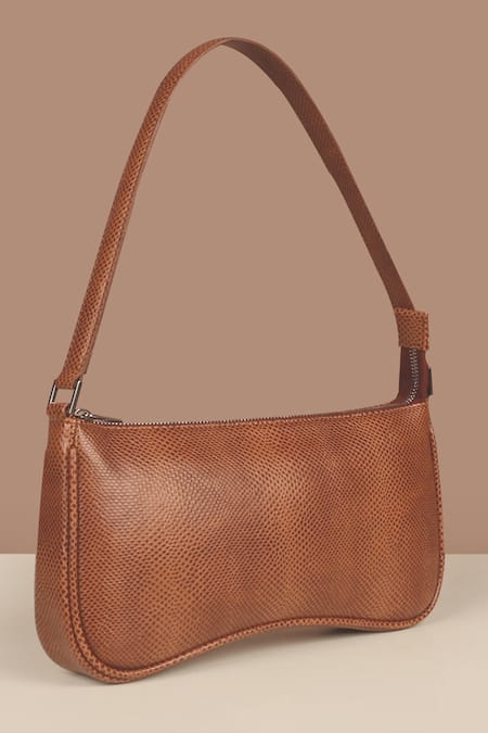 The House of Ganges Emily Textured Shoulder Bag 