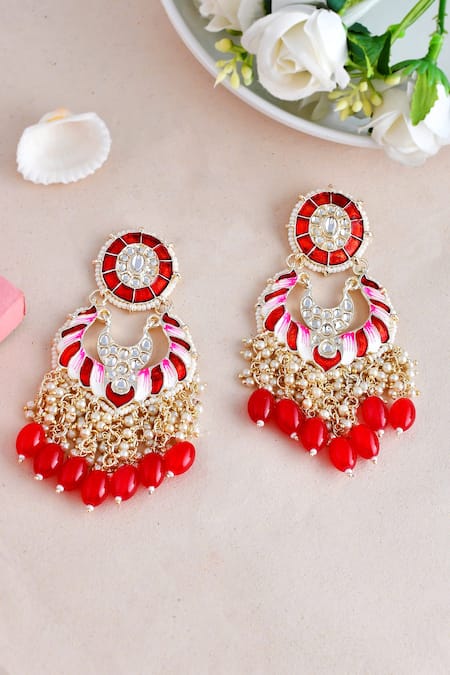 Ishhaara Bead Drops Earrings 