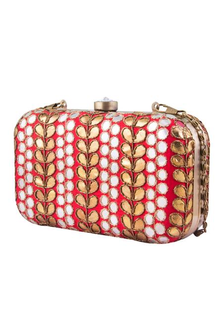 Traditional Mirror Work Potli Bag with Gota Patti | ESTFABPB-1577 |  Cilory.com