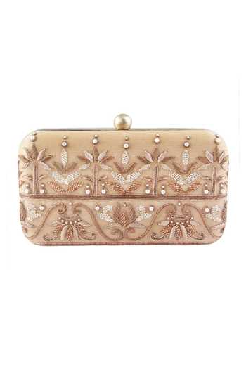 Buy The Purple Sack Gold Embroidery Floral Bloom Clutch at Aza Fashions Buy_The Purple Sack_Gold Embroidery Floral Bloom Clutch _at_Aza_Fashions