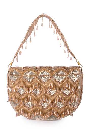 The Purple Sack Gold Sequins, Crystals Insiyaa Beads Embroidered Bag Online at Aza Fashions The Purple Sack_Gold Sequins, Crystals Insiyaa Beads Embroidered Bag _Online_at_Aza_Fashions