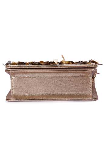 Buy The Purple Sack Gold Applique Hoppihola Metallic Embellished Bag Buy_The Purple Sack_Gold Applique Hoppihola Metallic Embellished Bag