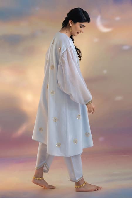 Kacha Tanka Hand Embroidered Kurta Salwar Set 