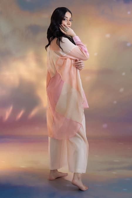 Kacha Tanka Chanderi Shirt & Palazzo Set 