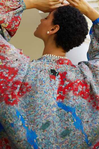Buy_Nouria By Dipti Advait_Multi Color Cdc Printed Kera Band Collar Dawn Shirt And Pant Set 