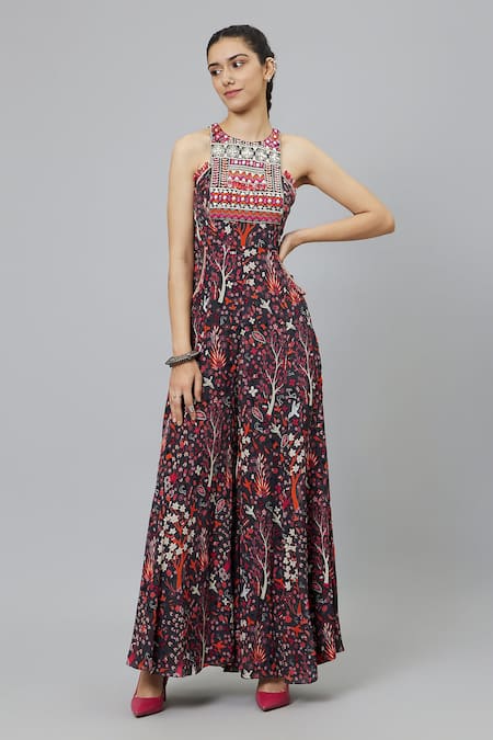 SVA by Sonam & Paras Modi Concrete Jungle Print Jumpsuit 