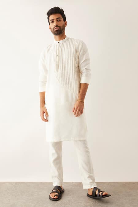 Son of A Noble Snob Roan Linen Textured Kurta Set 