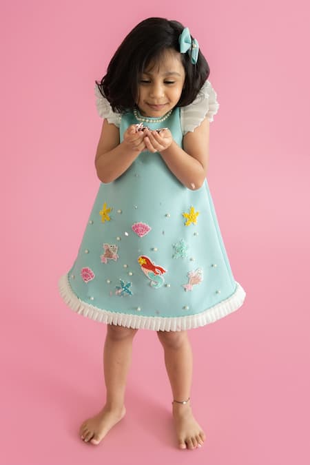 Ruchika Lath Label Mermaid Theme Embroidered Dress 