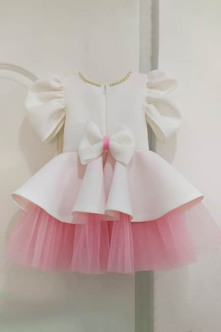 Ruchika Lath Label Rosette Applique Dress 