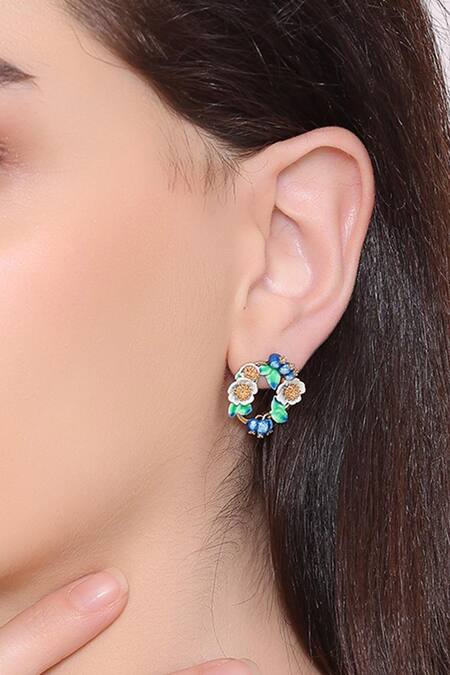 Flower Charm Earrings – Isabel Dunay