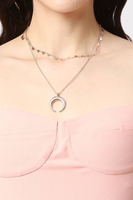 Emblaze_Peach Lace Sweetheart Neck Corset Fit And Flare Dress_Online_at_Aza_Fashions