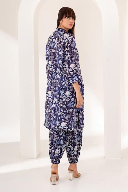 Kameez Bloom Print Kurta & Salwar Set 