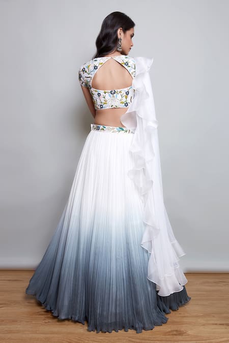 Nayantaara Ombre Pleated Lehenga Set 