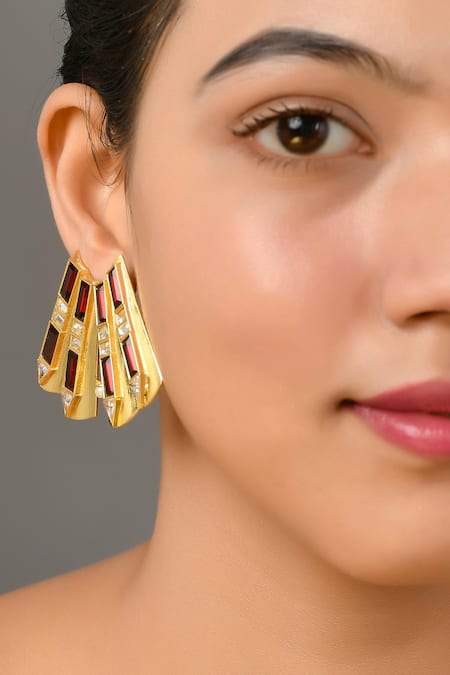 Zeeya Luxury Jewellery Embellished Earrings 