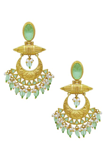 Belsi's Stone Embellished Chandbalis 