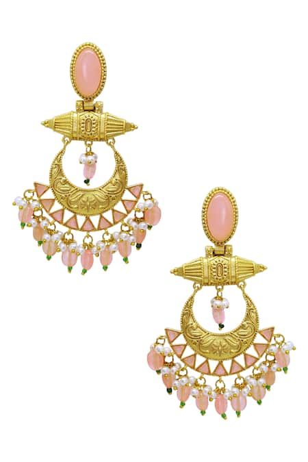 Belsi's Stone Embellished Chandbalis 