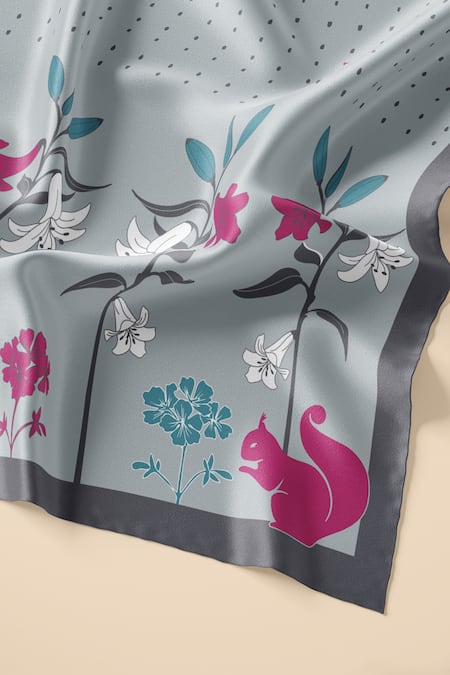 Buy_Thee Modern Roots_Green Silk Whispers Of Spring Stole 