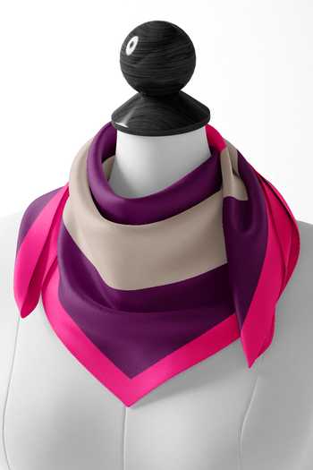 Thee Modern Roots Purple Cosmic Rings Silk Scarf Online at Aza Fashions Thee Modern Roots_Purple Cosmic Rings Silk Scarf _Online_at_Aza_Fashions