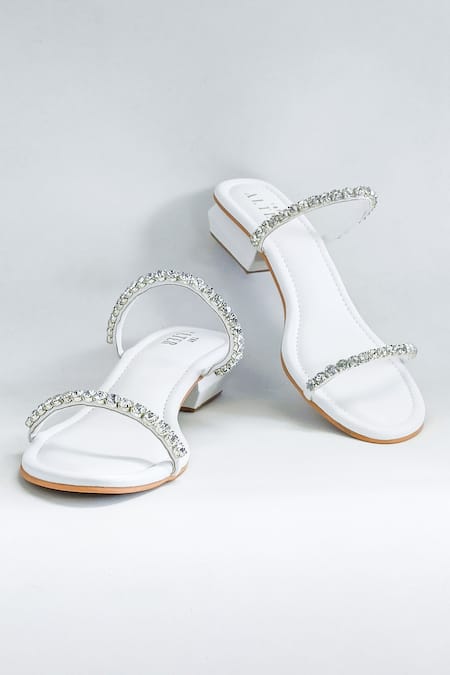 Women's Rhinestone Block Heeled Sandals Shiny Open Toe Ankle - Temu