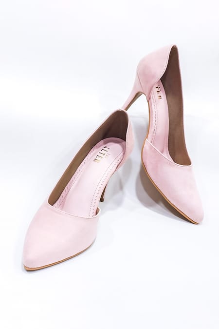 The Alter Pink Plain Lizzy Baby Pointed Pumps