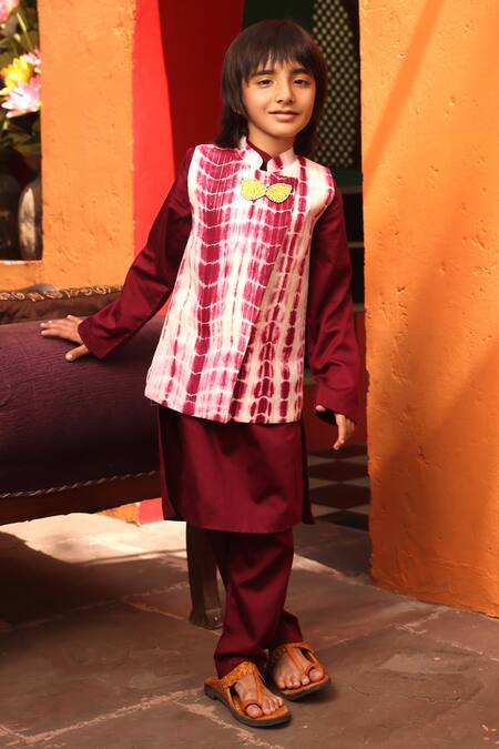 Kids sale maroon jacket