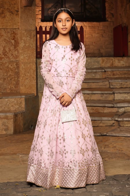 Mother Daughter Combo Anarkali Gown Kids Palazzo Suit Salwar Kameez  Pakistani - AliExpress