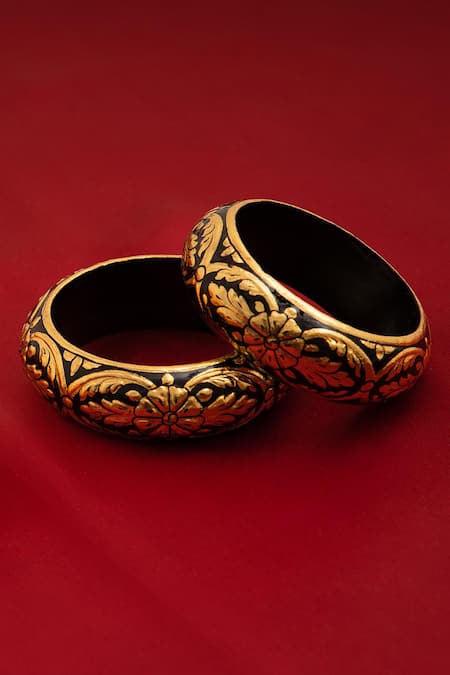 Riti Koyla Floral Pattern Bangle - Single Pc 