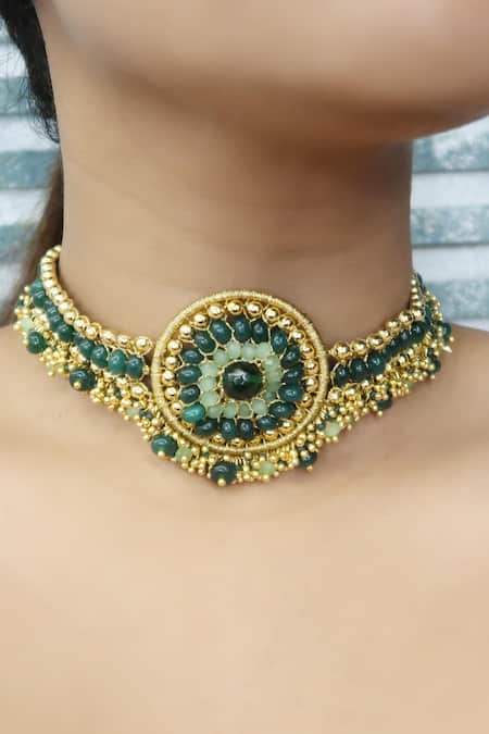 Vaidaan Gold Plated Parnika Choker 