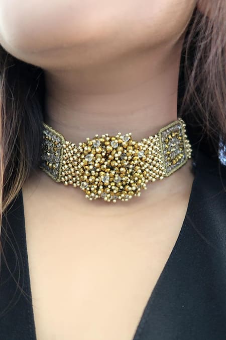 Vaidaan Gold Plated Adhrit Choker 