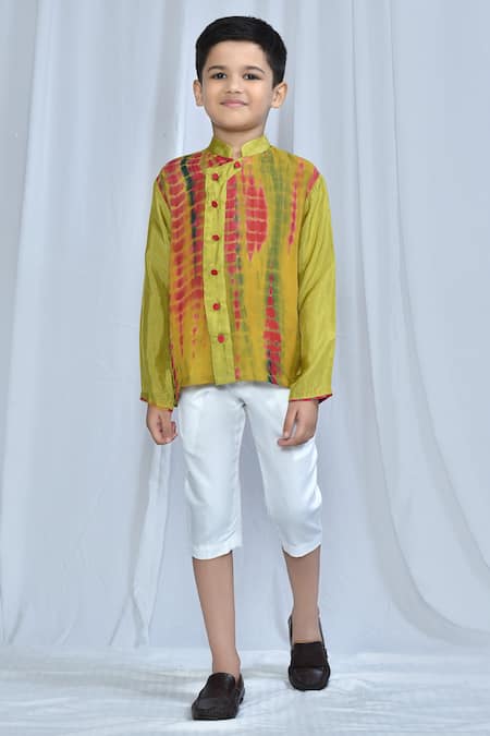 Samyukta Singhania Shibori Dyed Kurta With Pant 