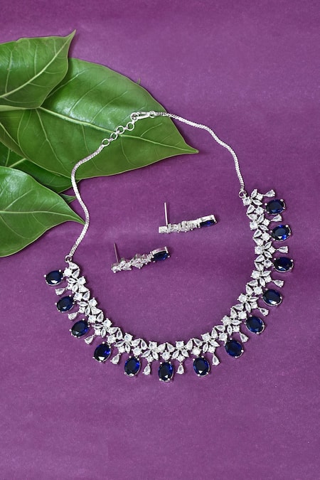 Nazaakat By Samara Singh Embellished Necklace Set 