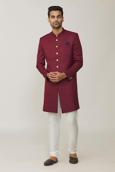 Plain sherwani for on sale mens