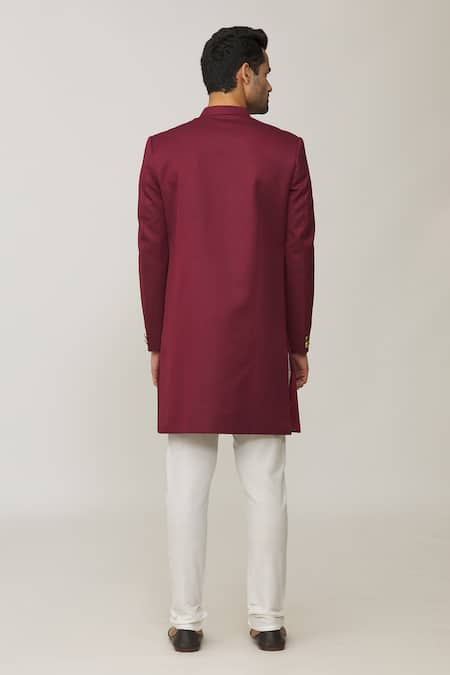 Spring Break Solid Sherwani Set 