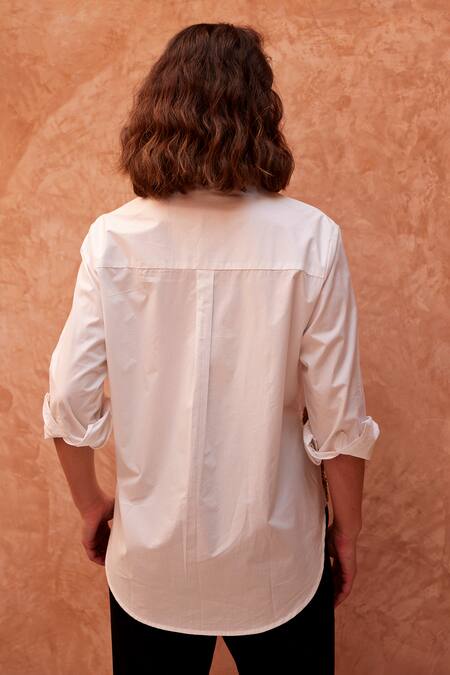 Palak Khandelwal Sequin Abstract Patch Shirt 