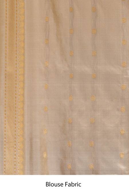 Shop Taba Kashi By Artika Shah Beige Kota Doria Embroidery Alfi Butta Handloom Saree With Running Blouse Online at Aza Fashions Shop_Taba Kashi By Artika Shah_Beige Kota Doria Embroidery Alfi Butta Handloom Saree With Running Blouse_Online_at_Aza_Fashions