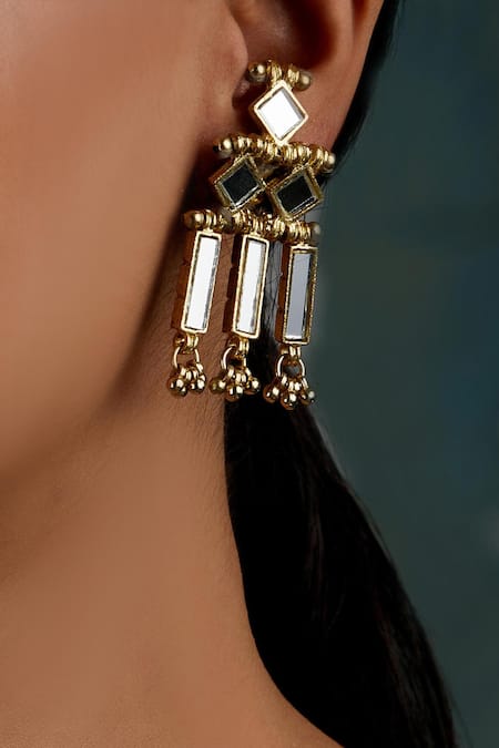 Hatley baguette sale earrings