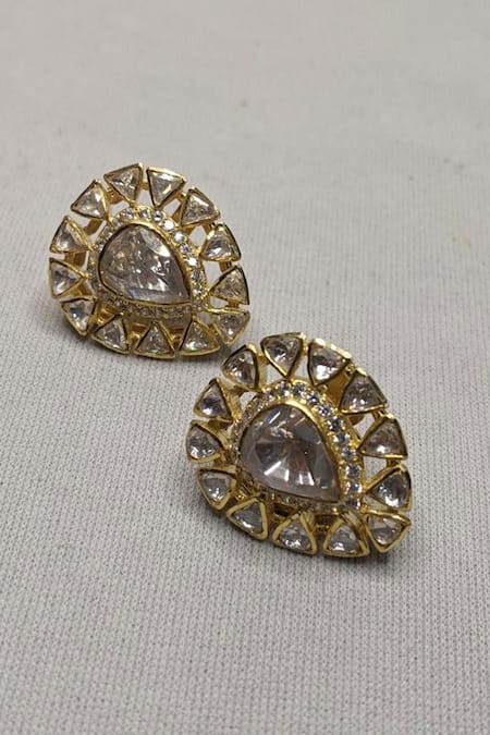 Vinanti Manji Designer Jewellery Embellished Ear Studs 