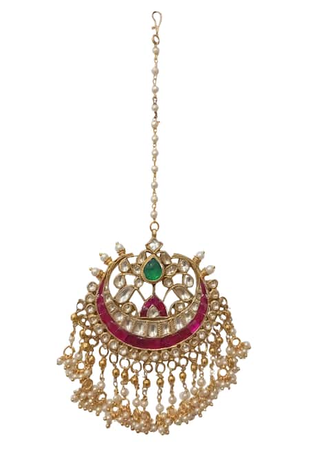 Riana Jewellery Crescent Moon Motif Maangtikka 