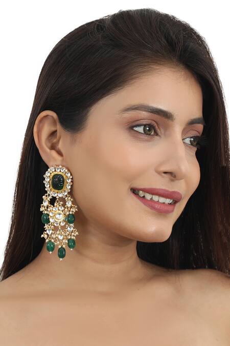 Riana Jewellery Floral Embellished Earrings 