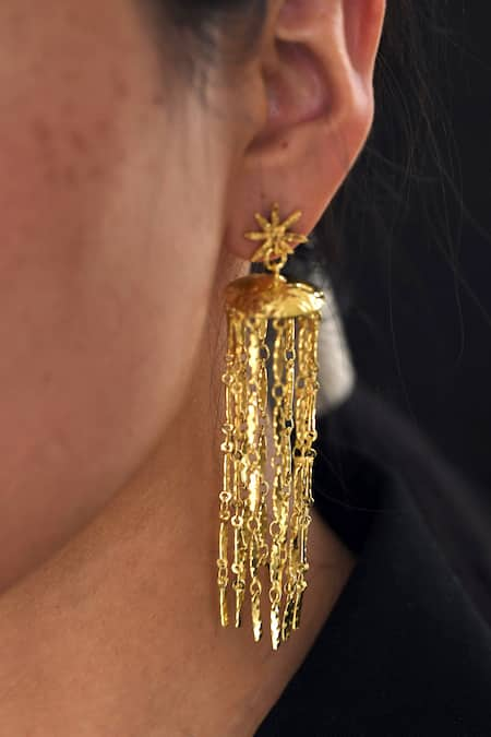 The Loom Art Starfall Dangle Earrings 