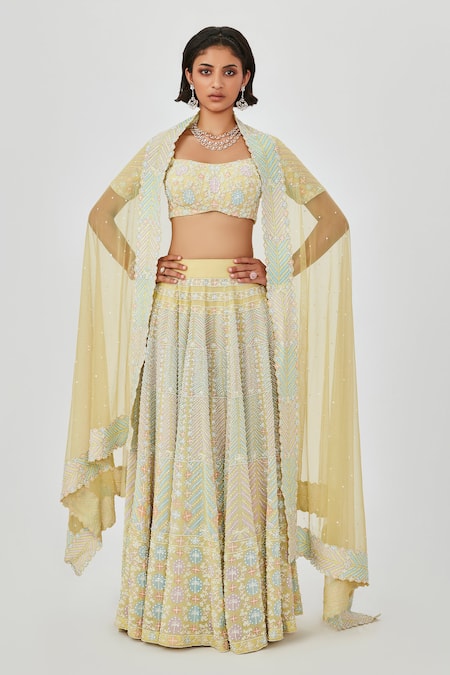 Blue Georgette Pearl Lehenga Choli With Embroidery Sequence Work, Wedding  Bridal Lehenga Choli, Indian Wedding Lehenga Choli - Etsy