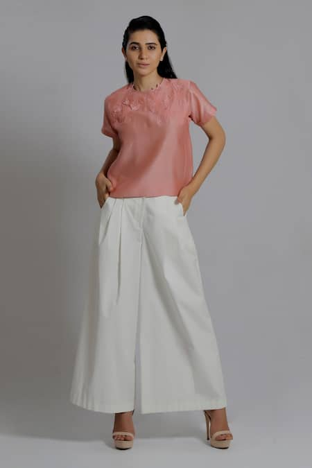 DHI Cotton Twill Flared Trouser 