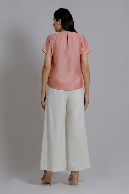 Dhi Cotton Twill Flared Trouser 