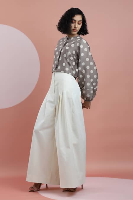 Dhi Polka Dot Crop Jacket 