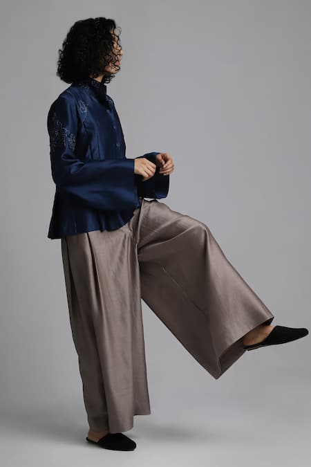 DHI Pleated Flared Pant 