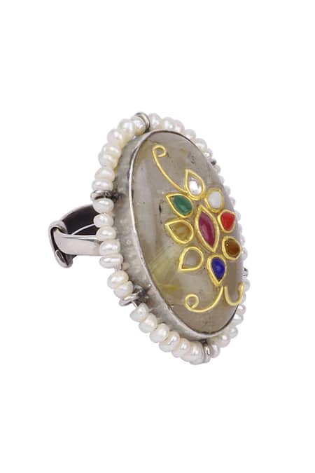 Sangeeta Boochra X Payal Singhal Amara Stone Studded Ring 