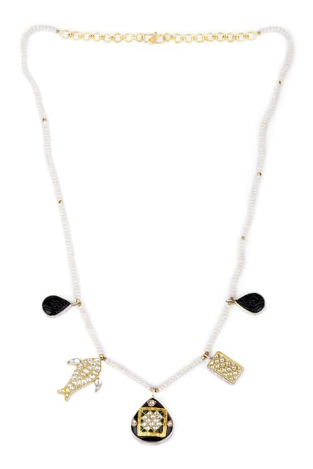 Sangeeta Boochra X Payal Singhal Nasrin Embellished Pendant Necklace 